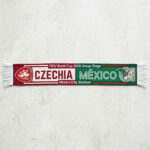 Global Soccer Event 2026 Czechia Vs Mexico Football Scarf Text Print