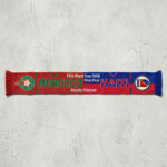 Global Soccer Event 2026 Morocco Vs Haiti Football Scarf Red Green