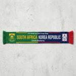 Global Soccer Event 2026 South Africa Vs Korea Republic Football Scarf Fan Souvenir
