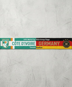 Global Soccer Event 2026 Côte D’Ivoire Vs Germany Football Scarf Two Tone