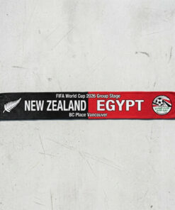 Global Soccer Event 2026 New Zealand Vs Egypt Football Scarf Two Tone