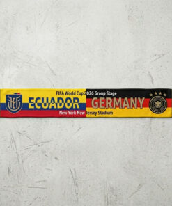 Global Soccer Event 2026 Ecuador Vs Germany Football Scarf Match Day