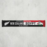Global Soccer Event 2026 New Zealand Vs Egypt Football Scarf Contrast Colors