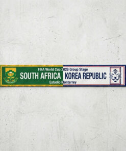 Global Soccer Event 2026 South Africa Vs Korea Republic Football Scarf Contrast Style