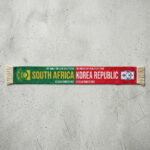Global Soccer Event 2026 South Africa Vs Korea Republic Football Scarf Group Stage
