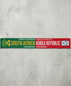 Global Soccer Event 2026 South Africa Vs Korea Republic Football Scarf Group Stage