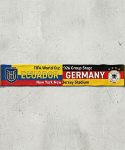 Global Soccer Event 2026 Ecuador Vs Germany Football Scarf Sports Accessory