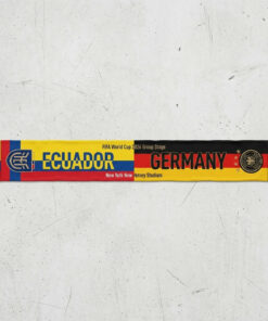Global Soccer Event 2026 Ecuador Vs Germany Football Scarf Design