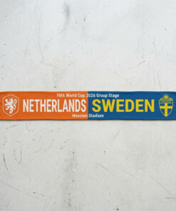 Global Soccer Event 2026 Netherlands Vs Sweden Football Scarf Classic Knit