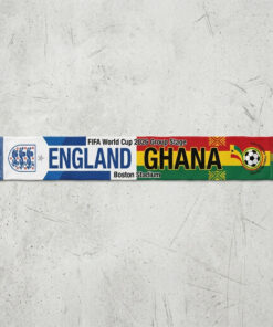 Global Soccer Event 2026 England Vs Ghana Football Scarf Boston Stadium