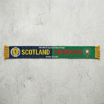 Global Soccer Event 2026 Scotland Vs Morocco Football Scarf Symmetrical Look