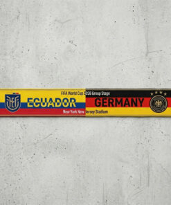 Global Soccer Event 2026 Ecuador Vs Germany Football Scarf