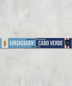 Global Soccer Event 2026 Uruguay Vs Cabo Verde Football Scarf Two Tone