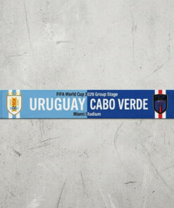Global Soccer Event 2026 Uruguay Vs Cabo Verde Football Scarf National Logos