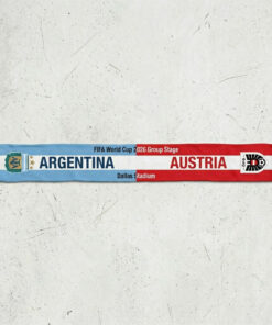Global Soccer Event 2026 Argentina Vs Austria Football Scarf Dallas Edition