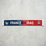 Global Soccer Event 2026 France Vs Iraq Football Scarf Dual Color