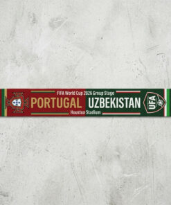 Global Soccer Event 2026 Portugal Vs Uzbekistan Football Scarf Split Design