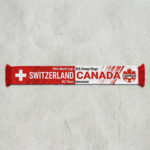 Global Soccer Event 2026 Switzerland Vs Canada Football Scarf BC Place