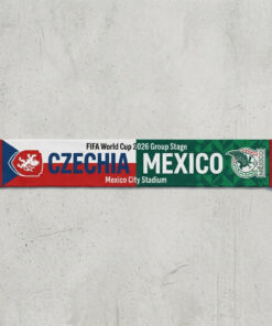 Global Soccer Event 2026 Czechia Vs Mexico Football Scarf Group Stage