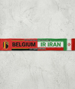 Global Soccer Event 2026 Belgium Vs IR Iran Football Scarf Match Souvenir