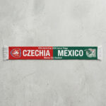 Global Soccer Event 2026 Czechia Vs Mexico Football Scarf City Stadium