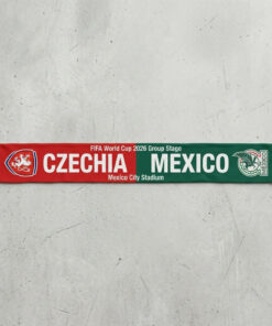 Global Soccer Event 2026 Czechia Vs Mexico Football Scarf City Stadium