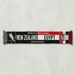 Global Soccer Event 2026 New Zealand Vs Egypt Football Scarf Group Stage