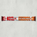 Global Soccer Event 2026 Tunisia Vs Netherlands Football Scarf Gameday Knit