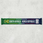 Global Soccer Event 2026 South Africa Vs Korea Republic Football Scarf Match Day