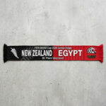 Global Soccer Event 2026 New Zealand Vs Egypt Football Scarf National Emblems