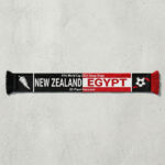 Global Soccer Event 2026 New Zealand Vs Egypt Football Scarf Color Block