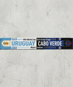 Global Soccer Event 2026 Uruguay Vs Cabo Verde Football Scarf Split Design
