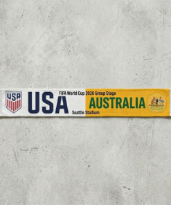 Global Soccer Event 2026 USA Vs Australia Football Scarf Match Souvenir