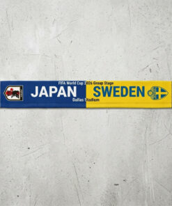 Global Soccer Event 2026 Japan Vs Sweden Football Scarf Team Emblems