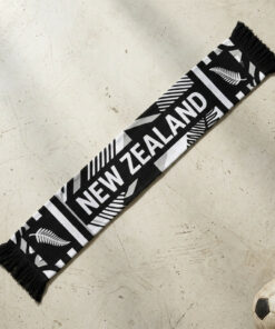 New Zealand Scarf Global Soccer Event 2026 High Quality Red Tassel Ends
