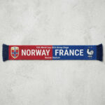 Global Soccer Event 2026 Norway Vs France Football Scarf Gameday Knit