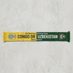 Global Soccer Event 2026 Congo DR Vs Uzbekistan Football Scarf Group Stage Souvenir