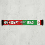 Global Soccer Event 2026 Egypt Vs Iraq Football Scarf Dual Fringe