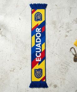 Global Soccer Event 2026 Ecuador Scarf Geometric Accent Pattern