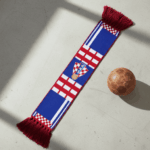 Global Soccer Event 2026 Croatia Scarf Blue White Stripe