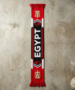 Global Soccer Event 2026 Egypt Scarf Central Text Layout