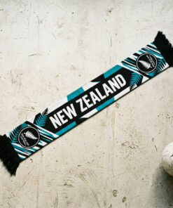New Zealand Scarf Global Soccer Event 2026 Bold Geometric Stripe Design Panel