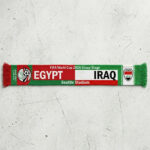 Global Soccer Event 2026 Egypt Vs Iraq Football Scarf Split Design