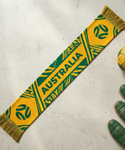 Global Soccer Event 2026 Australia Scarf Heritage Logo Design