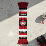 Global Soccer Event 2026 Canada Scarf Geometric Star Pattern