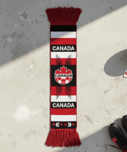 Global Soccer Event 2026 Canada Scarf Geometric Star Pattern