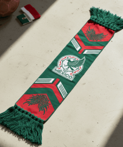 Mexico Scarf Global Soccer Event 2026 Showcasing Detailed Graphic Elements