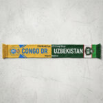 Global Soccer Event 2026 Congo DR Vs Uzbekistan Football Scarf Classic Fan Memorabilia