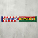 Global Soccer Event 2026 Croatia Vs Ghana Football Scarf Group Stage Souvenir