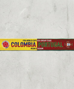 Global Soccer Event 2026 Colombia Vs Portugal Football Scarf Iconic Fan Apparel